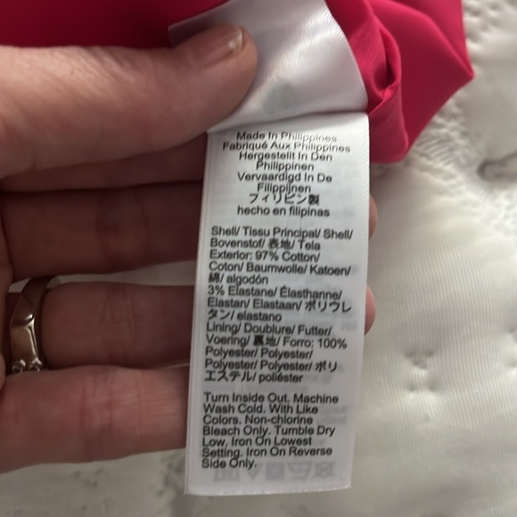 JCrew pink velvet mini - Picture 4 of 5